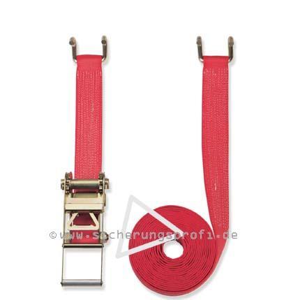 Zurrgurt 10.000 daN, 75 mm breit, mit Klauenhaken Zurrgurt 10.000 daN, 75 mm breit, mit Klauenhaken