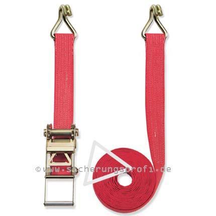 Zurrgurt 10.000 daN, 75 mm breit, 2-strang Spitzhaken Zurrgurt 10.000 daN, 75 mm breit, 2-strang Spitzhaken