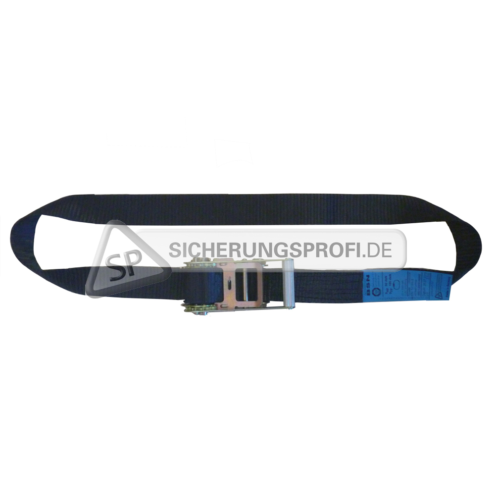 Zurrgurt, einteilig, schwarz, 3.000 daN, 50 mm breit Zurrgurt, einteilig, schwarz, 3.000 daN, 50 mm breit