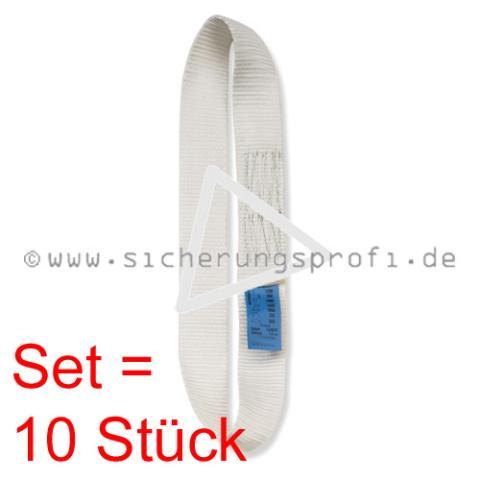10er Set Bandschlinge endlos 1.000 kg Tragkraft direkt 10er Set Bandschlinge endlos 1.000 kg Tragkraft direkt
