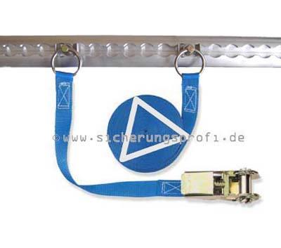 Zurrgurt 800 daN, 25 mm breit, mit Lochbeschlag / Fitting Zurrgurt 800 daN, 25 mm breit, mit Lochbeschlag / Fitting
