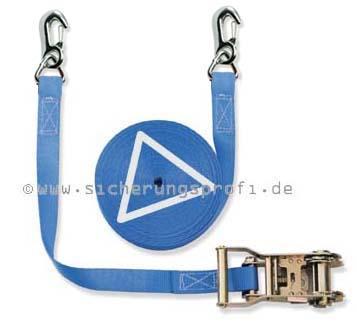 Zurrgurt 1.000 daN, 25 mm breit, Triangel-Karabiner Zurrgurt 1.000 daN, 25 mm breit, Triangel-Karabiner