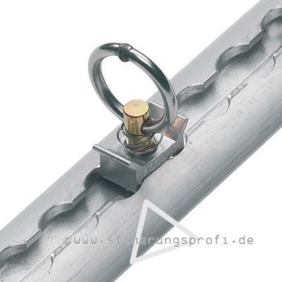 Fitting Lochbeschlag mit Ring single stud Fitting Lochbeschlag mit Ring single stud