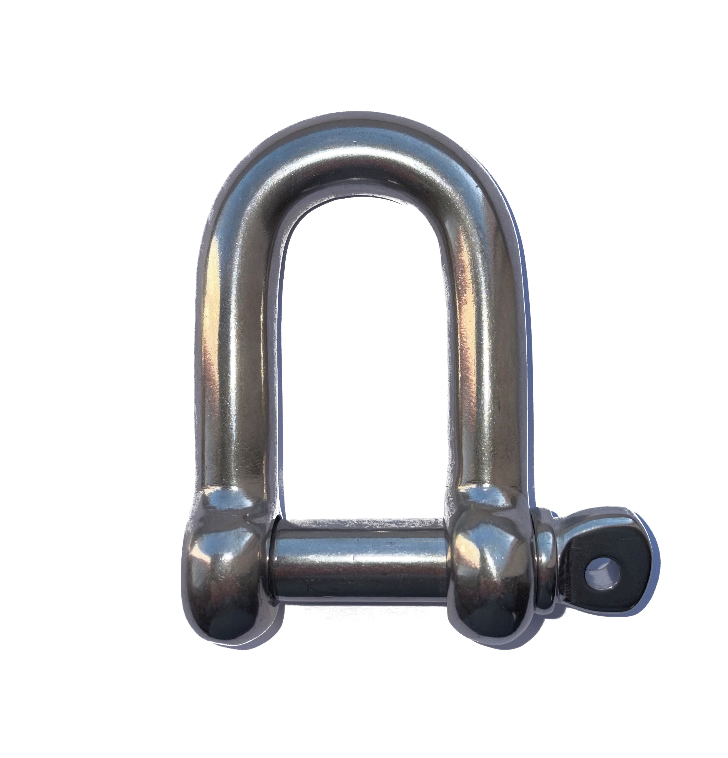 Schäkel, gerade, aus Niro, 1.000 kg Tragkraft