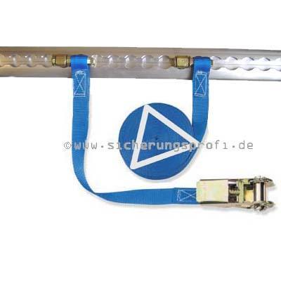 Zurrgurt 800 daN, 25 mm breit, Fitting ohne Ring Zurrgurt 800 daN, 25 mm breit, Fitting ohne Ring