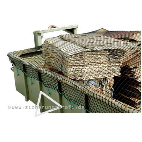 Containernetz, Maschenweite 45 mm, Stärke 2,3 mm Containernetz, Maschenweite 45 mm, Stärke 2,3 mm