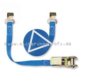 Zurrgurt 800 daN, 25 mm breit, Flachhaken ohne Sicherung