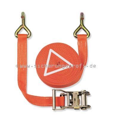 Zurrgurt 2.000 daN, 35 mm breit, 1-strang Spitzhaken Zurrgurt 2.000 daN, 35 mm breit, 1-strang Spitzhaken