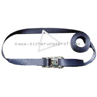 Zurrgurt, einteilig, schwarz, 2.000 daN, 35 mm breit Zurrgurt, einteilig, schwarz, 2.000 daN, 35 mm breit