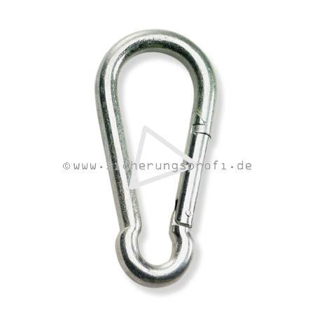 Feuerwehrkarabinerhaken, Nenngröße 140 x 12 Feuerwehrkarabinerhaken, Nenngröße 140 x 12