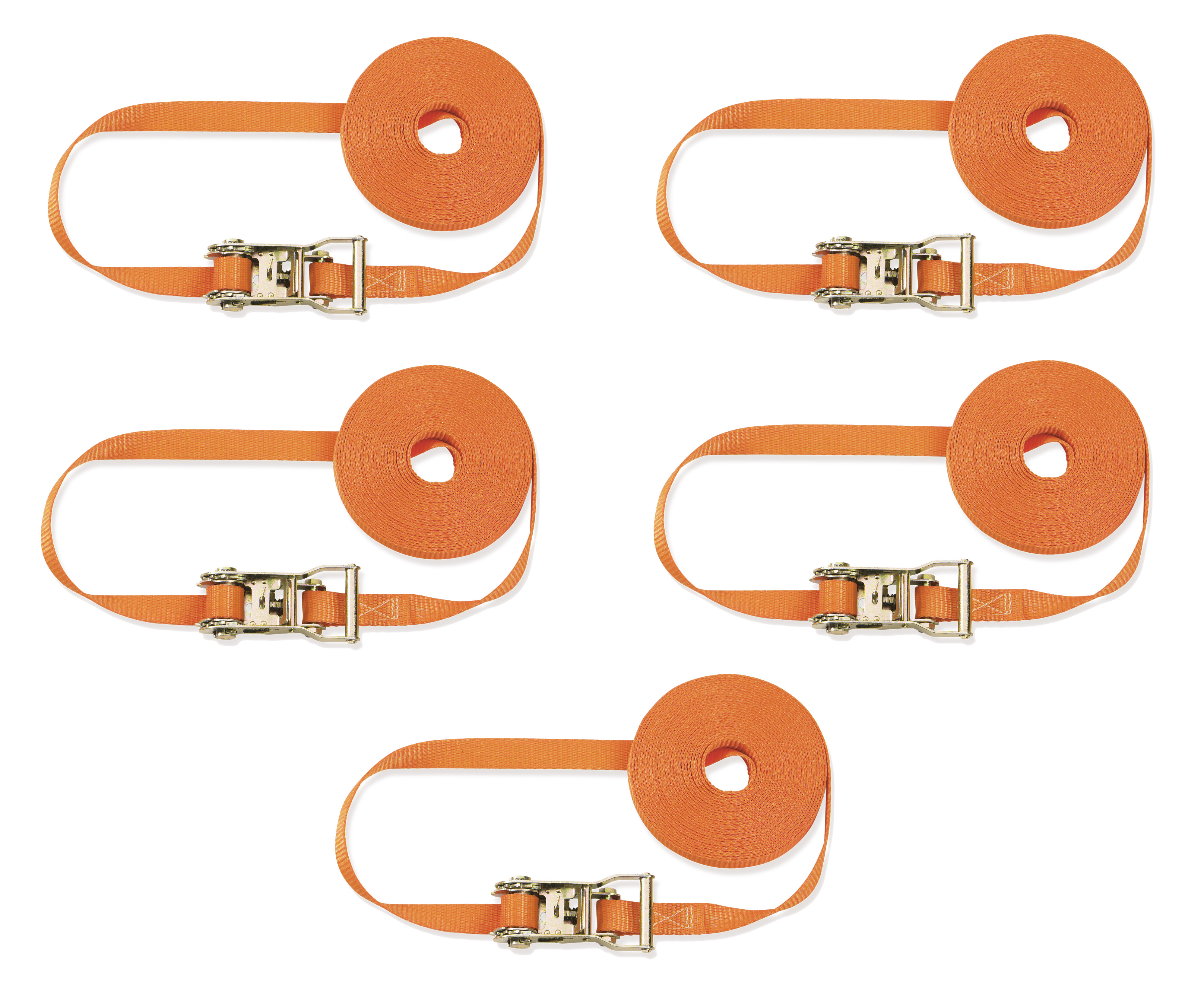 Zurrgurt 1500 daN, 1teilig, 5er Set Zurrgurt 1500 daN, 1teilig, 5er Set
