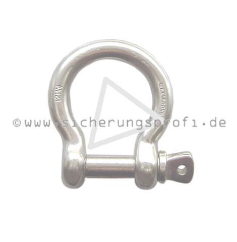 Schäkel, aus Niro, 1.500 kg Tragkraft Schäkel, aus Niro, 1.500 kg Tragkraft