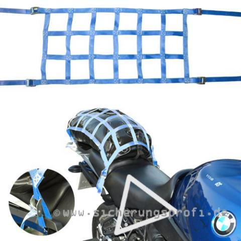 Motorrad Gepäcknetz ca. 75 x 38 cm, mit 4 Klemmschlössern Motorrad Gepäcknetz ca. 75 x 38 cm, mit 4 Klemmschlössern