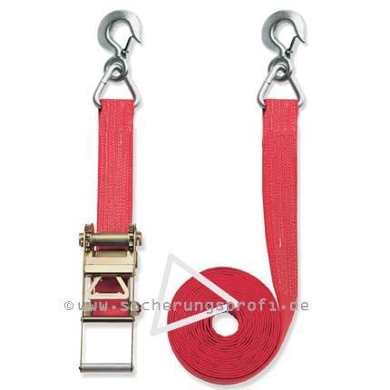 Zurrgurt 10.000 daN, 75 mm breit, Triangel-Karabiner Zurrgurt 10.000 daN, 75 mm breit, Triangel-Karabiner
