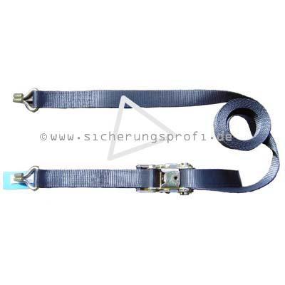 Zurrgurt, zweiteilig, schwarz, 3.000 daN, 50 mm breit Zurrgurt, zweiteilig, schwarz, 3.000 daN, 50 mm breit