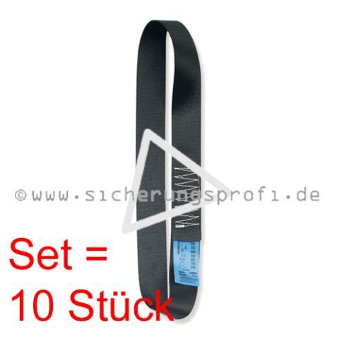 10er Set Bandschlinge endlos 540 kg Tragkraft direkt 10er Set Bandschlinge endlos 540 kg Tragkraft direkt