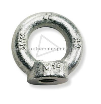 Ringmutter, Gewinde M12, verzinkt Ringmutter, Gewinde M12, verzinkt
