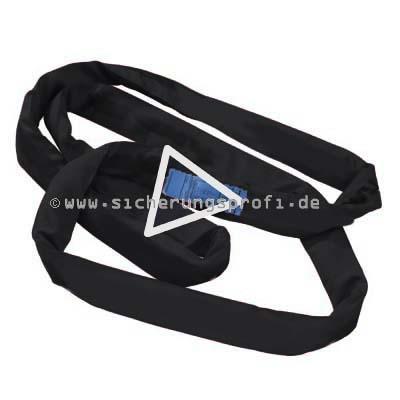 Rundschlinge 1.000 kg Tragkraft, schwarz Rundschlinge 1.000 kg Tragkraft, schwarz