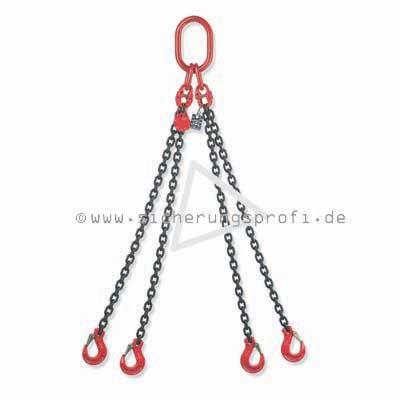 Kettengehänge 4-strang, 4.250 kg Tragkraft bei 0 - 45 Grad Kettengehänge 4-strang, 4.250 kg Tragkraft bei 0 - 45 Grad