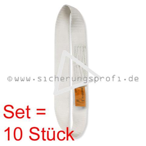 10er Set Bandschlinge EINWEG 1.000 kg Tragkraft direkt 10er Set Bandschlinge EINWEG 1.000 kg Tragkraft direkt